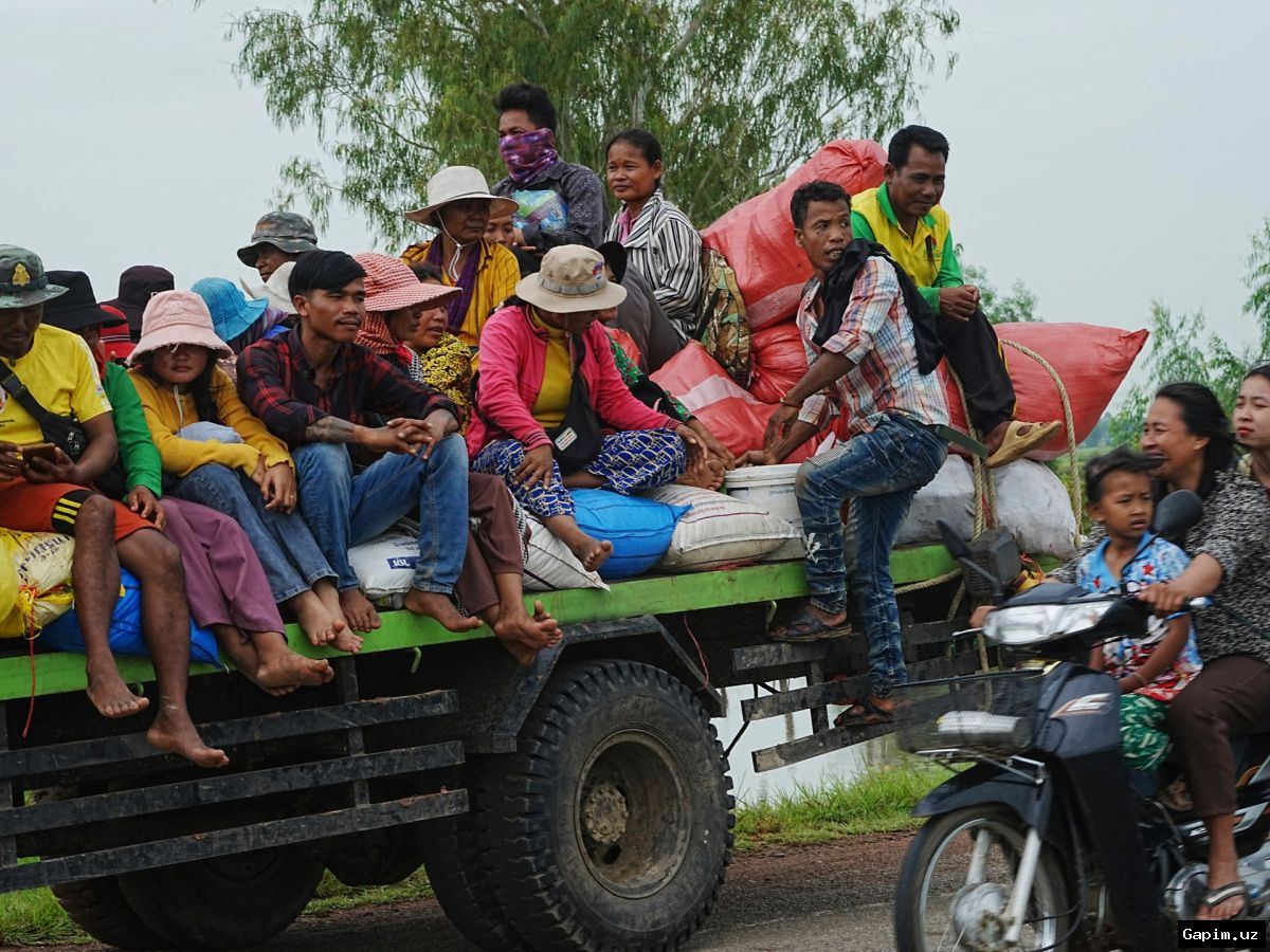 🇰🇭🏚️ Kambodja-Tailandiya chegarasidagi mojaro: 34 mingdan ortiq odam, jumladan 11 ming bola, qochoq lagerlarida qolmoqda