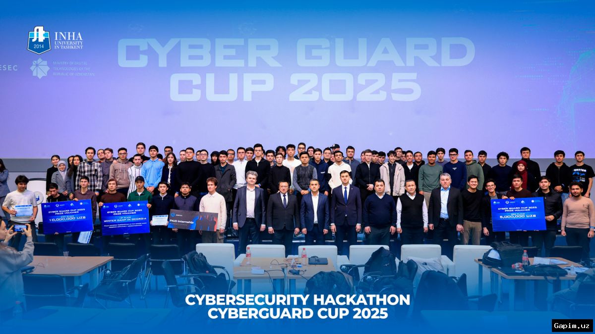 💻🏆 Toshkentda kiberxavfsizlik bo'yicha o'tkazilgan xakatonda g'oliblar aniqlandi