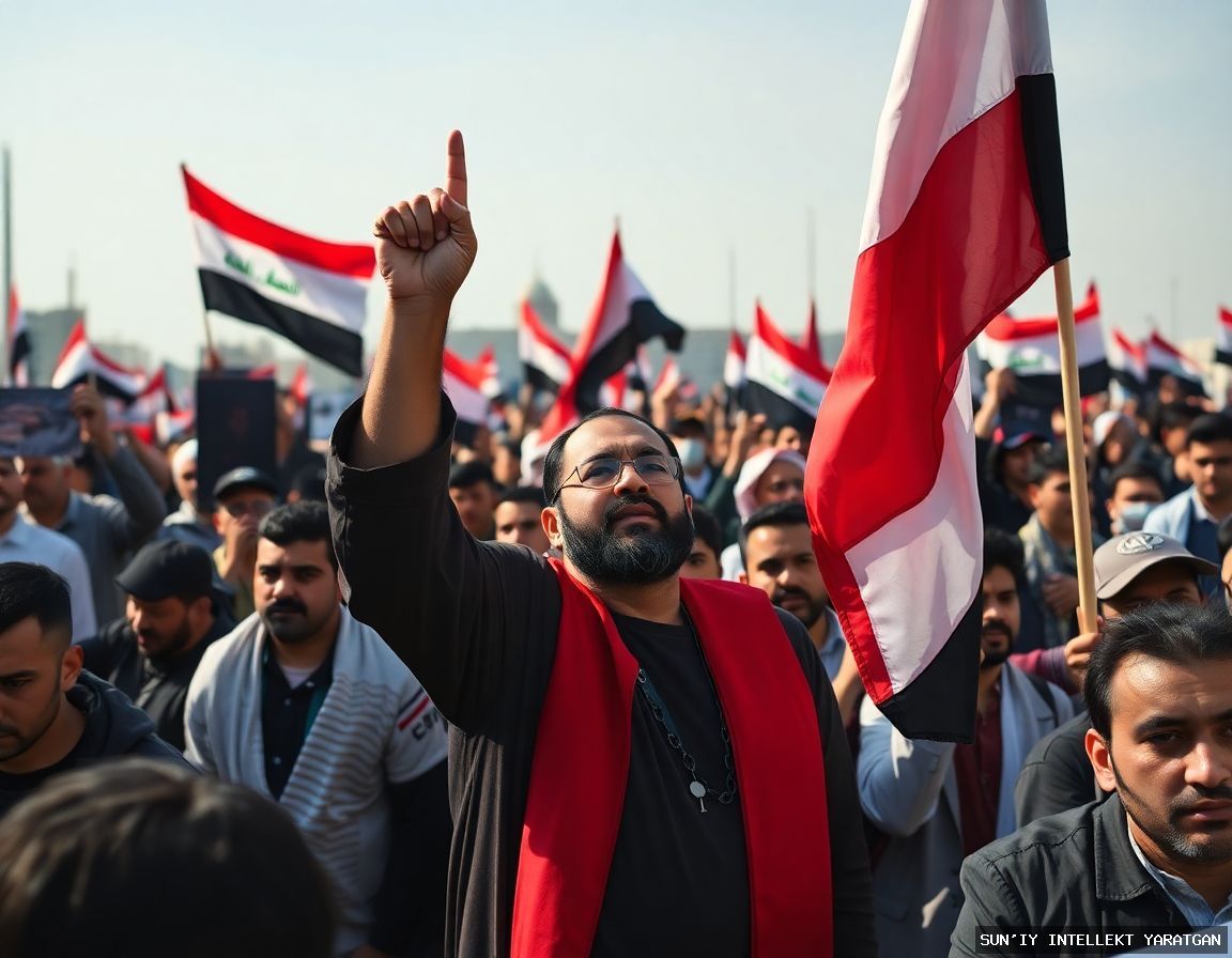 🇮🇶✊ Muqtada Sadr tarafdorlari AQSh-Isroil urushiga qarshi namoyish o‘tkazdi