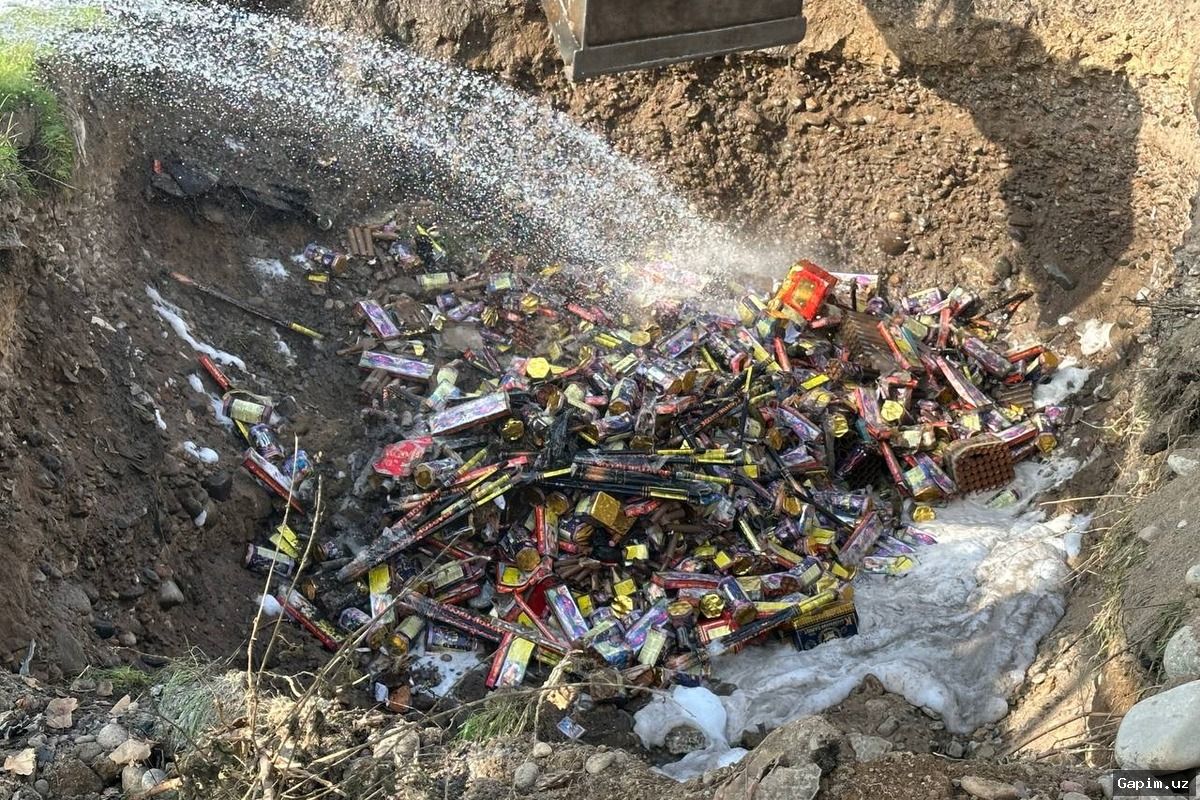 📦🚫 В Фергане обнаружено 16 тонн незадекларированного груза из Китая