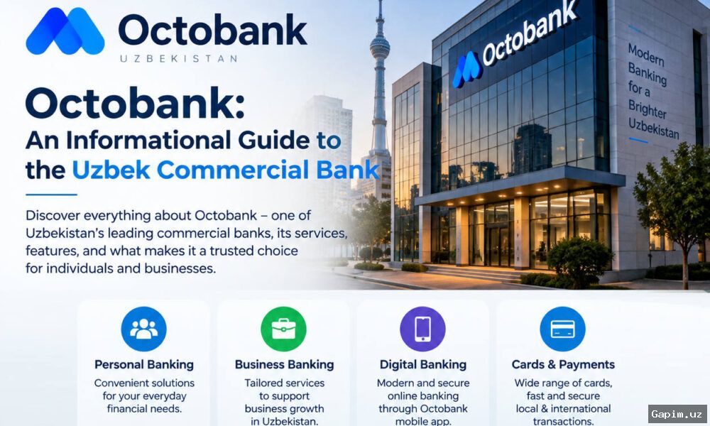 💳📱 Octobank raqamli to‘lovlar bozorida yangi xizmatlarni joriy etgani ma'lum qilindi