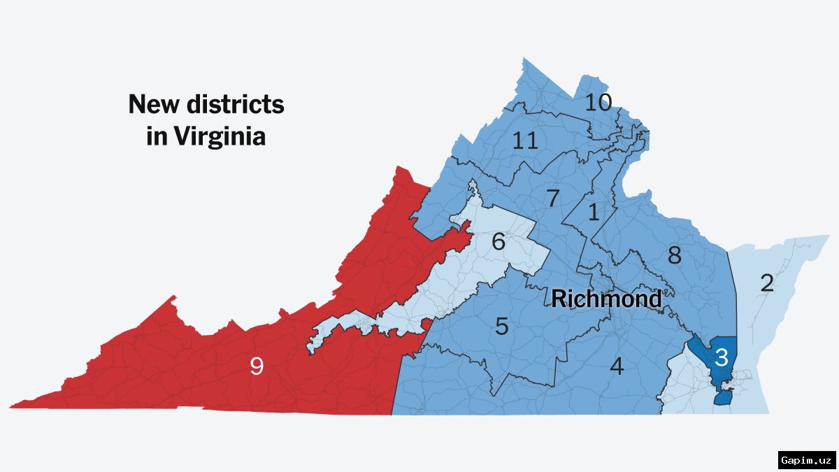 🗳️📊 Избиратели Вирджинии одобрили перерисовку избирательных округов