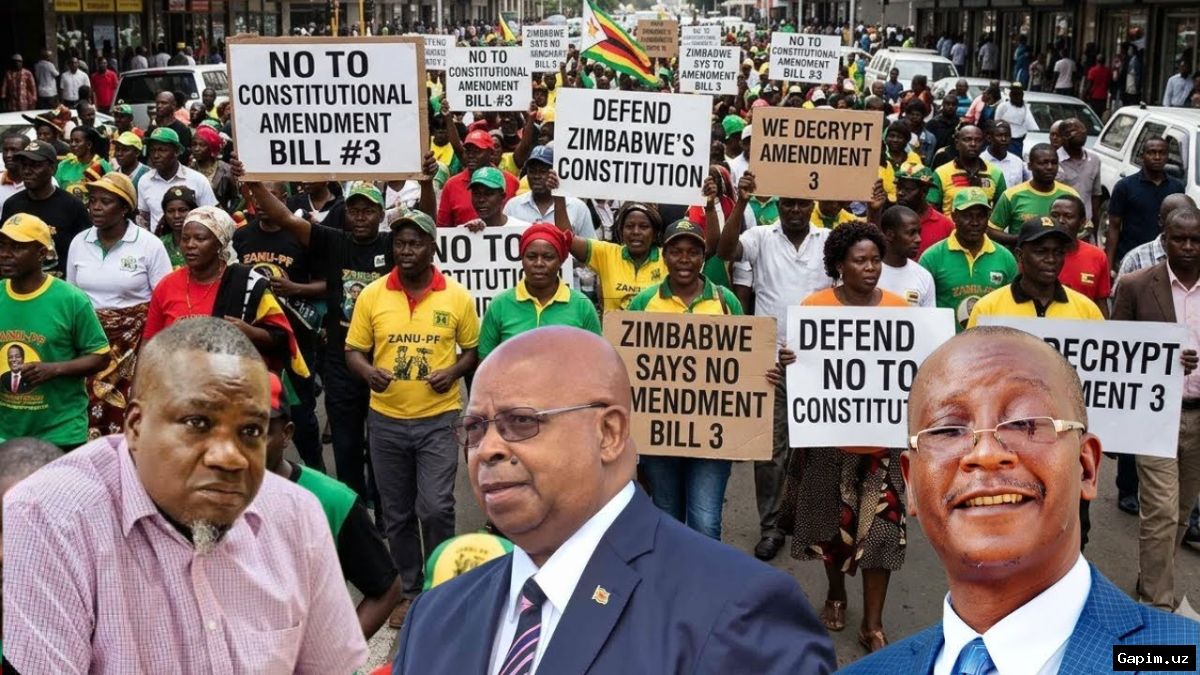 ⚖️👑 Zimbabwe's Constitutional Amendment Sparks Turmoil: Critics Decry Plan to Extend President Mnangagwa's Rule to 2030