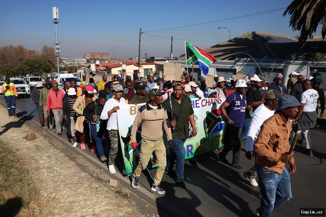 🔍🚫 Janubiy Afrikada migrantlarga qarshi norozilik namoyishlari davom etmoqda
