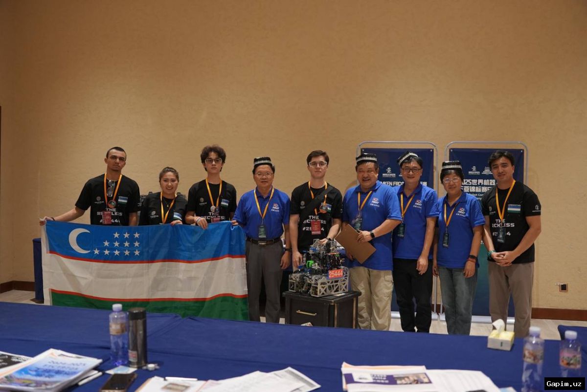 🤖🌐 Uzbek Youth Engineering Team Secures Historic Victory at Global Tournament in South Korea