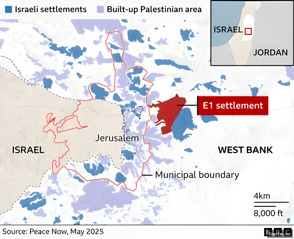 Original: Israeli West Bank settlements approval 🏘️🚫 Islom Hamkorlik Tashkiloti Isroilning G‘arbiy Sohildagi 34 ta yangi aholi punktini qurishni ma’qullashini qoraladi