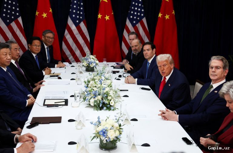 🇨🇳🇺🇸 Pekin: Tramp va Si Szinpin uchrashuvi jahon siyosatining asosiy voqeasiga aylanmoqda