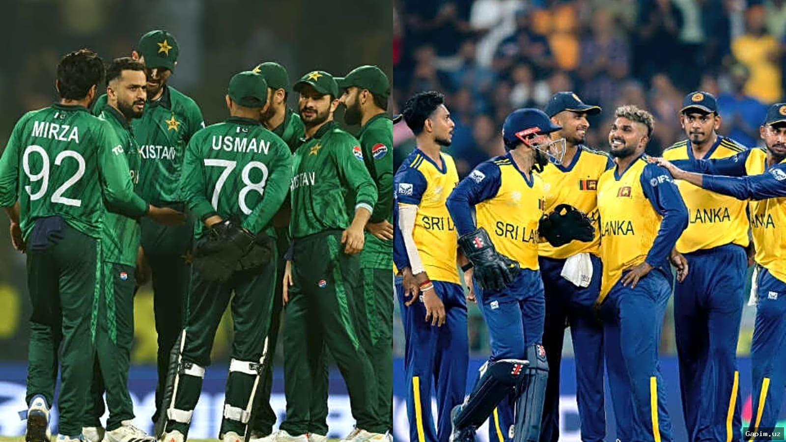 Pokiston va Shri-Lanka: T20 Jahon Kubogi Super Sakkizlik bosqichi – jamoalar va sof daromad