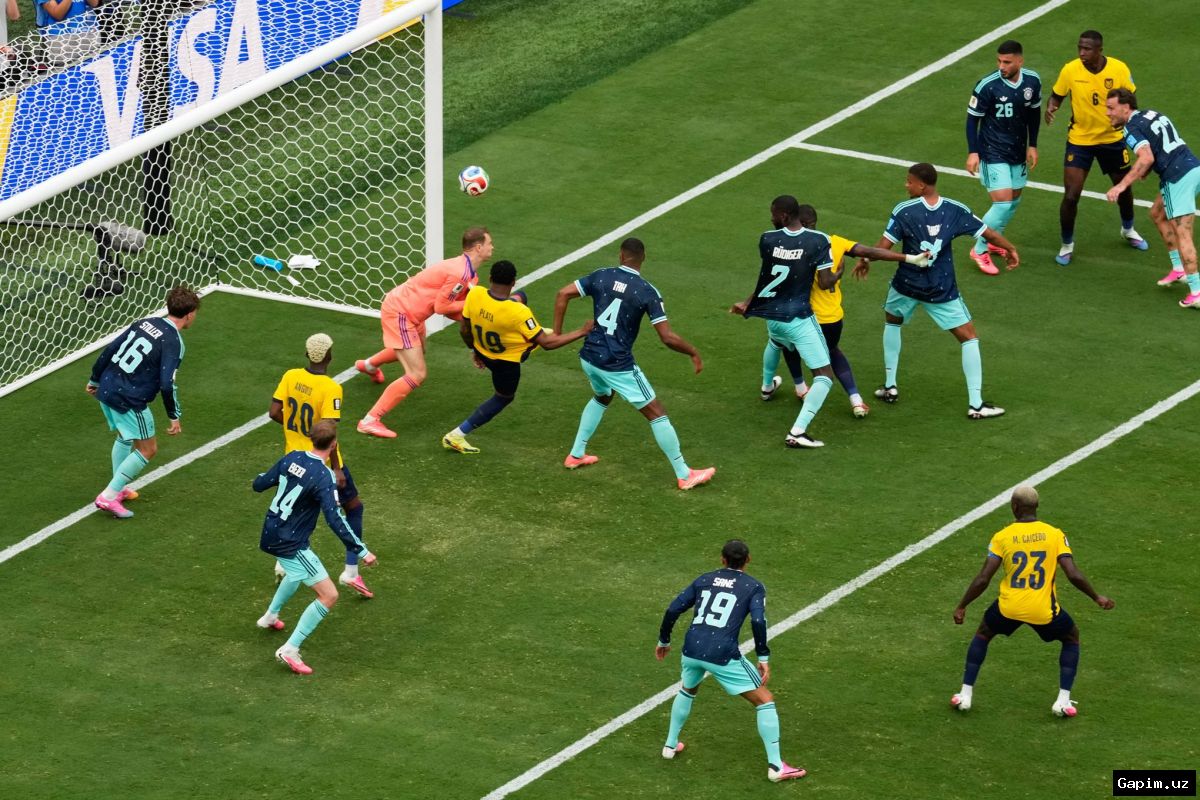 ⚽️🇪🇨 Ekvador Germaniyani mag‘lub etdi, O‘zbekiston pley-offdan chiqdi