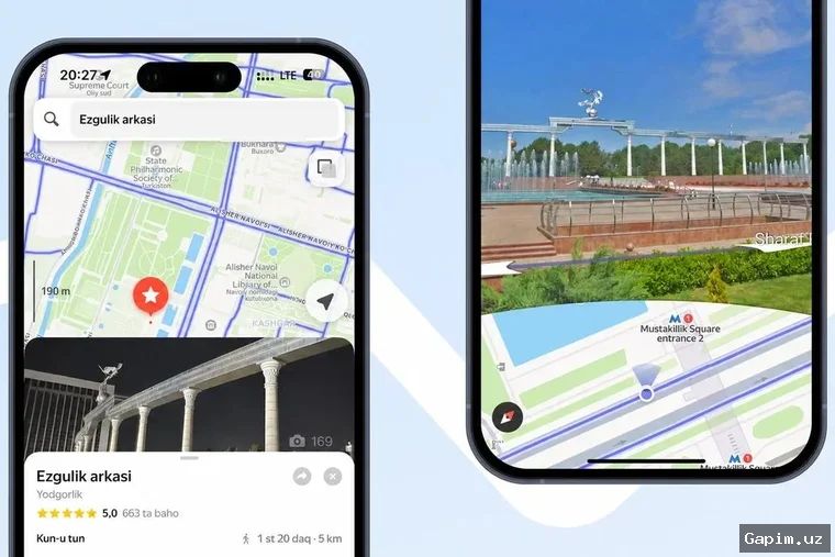 🗺️📸 Toshkentda Yandex Maps uchun 130 ming yangi panorama yaratildi