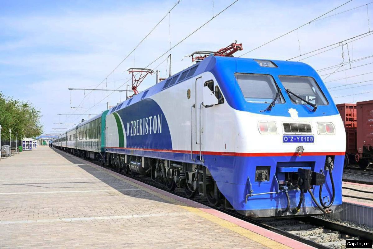 🚄🏛️ Toshkent-Xiva yo‘nalishida “Jaloliddin Manguberdi” tezyurar poyezdi ishga tushadi