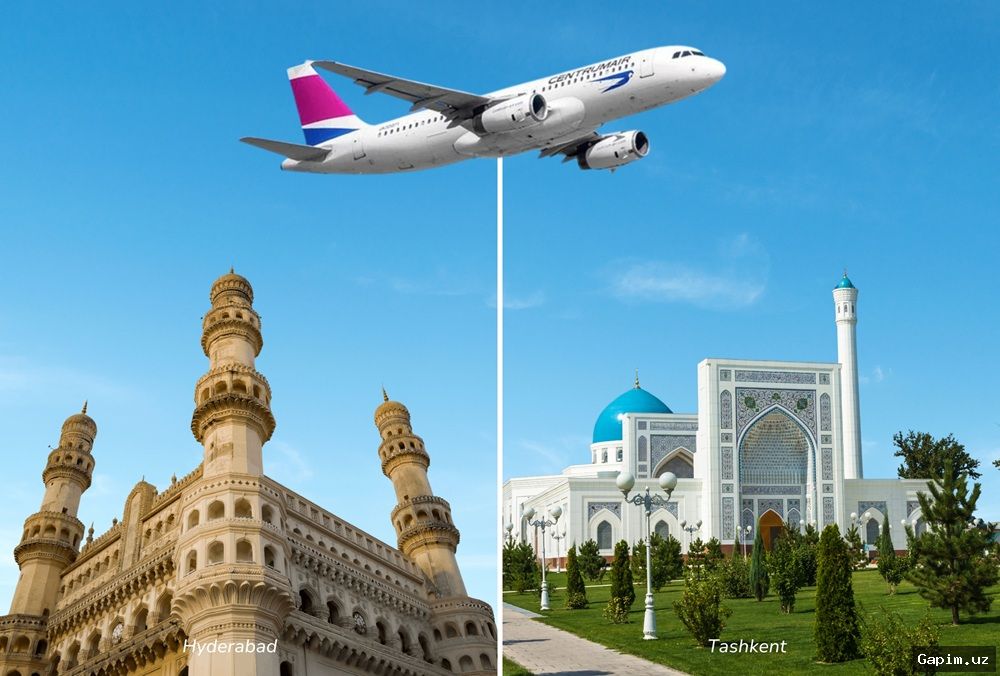 ✈️🇮🇳 Ташкент и Хайдарабад свяжут прямые авиарейсы