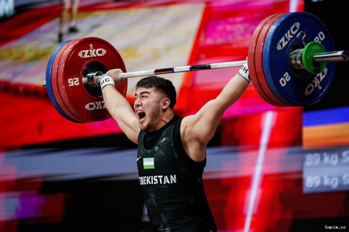 🏋️🥇 Узбекские тяжелоатлеты завоевали полный комплект наград на чемпионате Азии