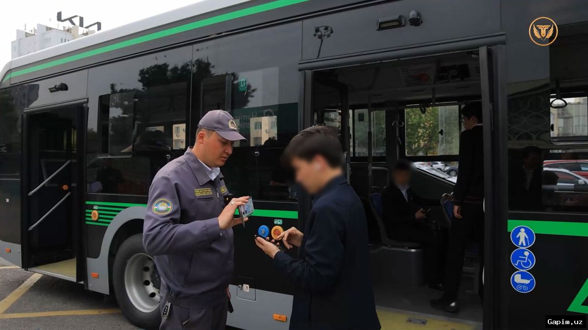 🚍🤖 Toshkent avtobuslarida yo‘l haqi to‘lamagan 50 mingdan ortiq fuqaro jarimaga tortildi — sun’iy intellekt joriy qilinmoqda