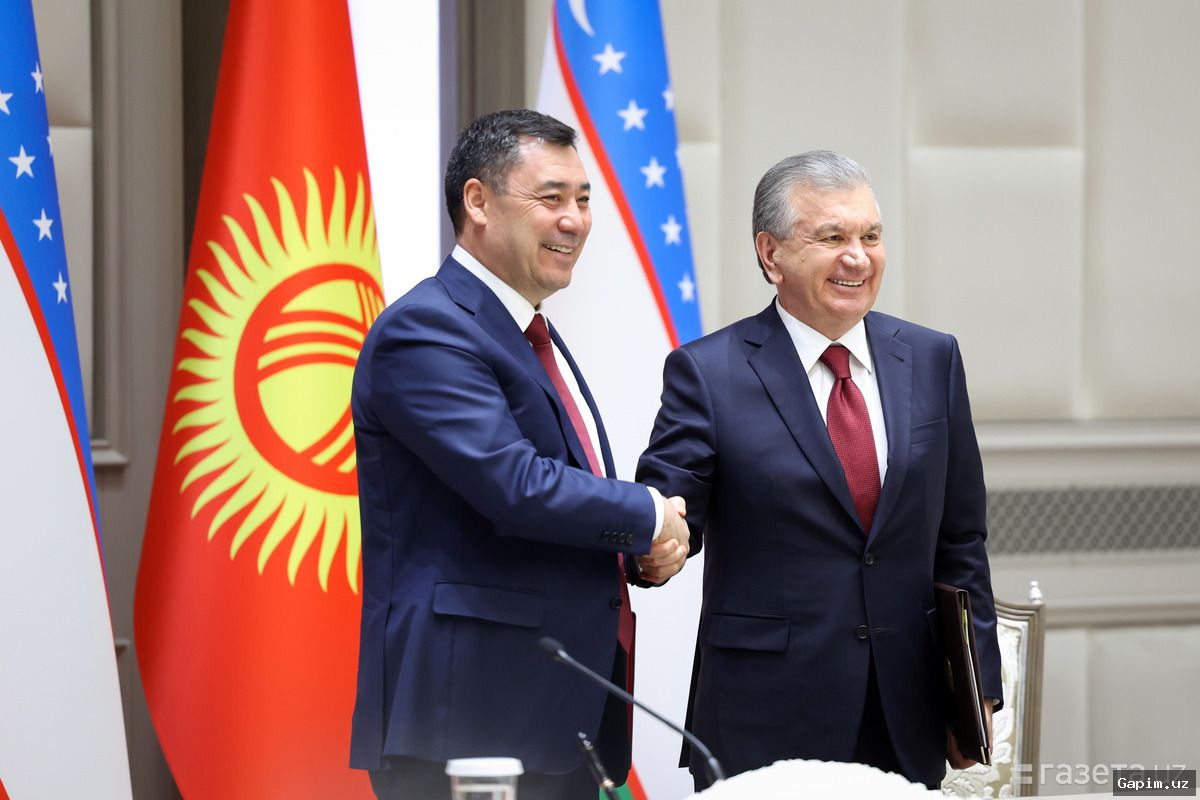 🤝🇺🇿 Президенты Узбекистана и Кыргызстана подписали договор о союзнических отношениях в Чолпон-Ате
