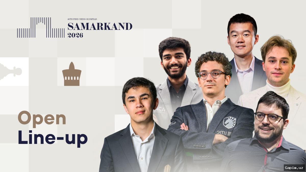 ♟️🏆 Сборная Узбекистана по шахматам выступит на Олимпиаде в Самарканде в статусе одного из главных фаворитов