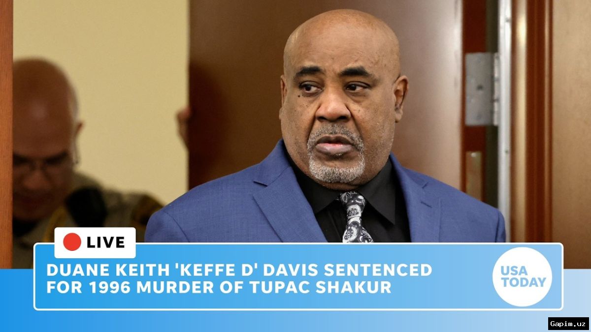 ⚖️🎤 Tupac Shakur Murder Case: Duane Davis Sentenced to Life in Prison