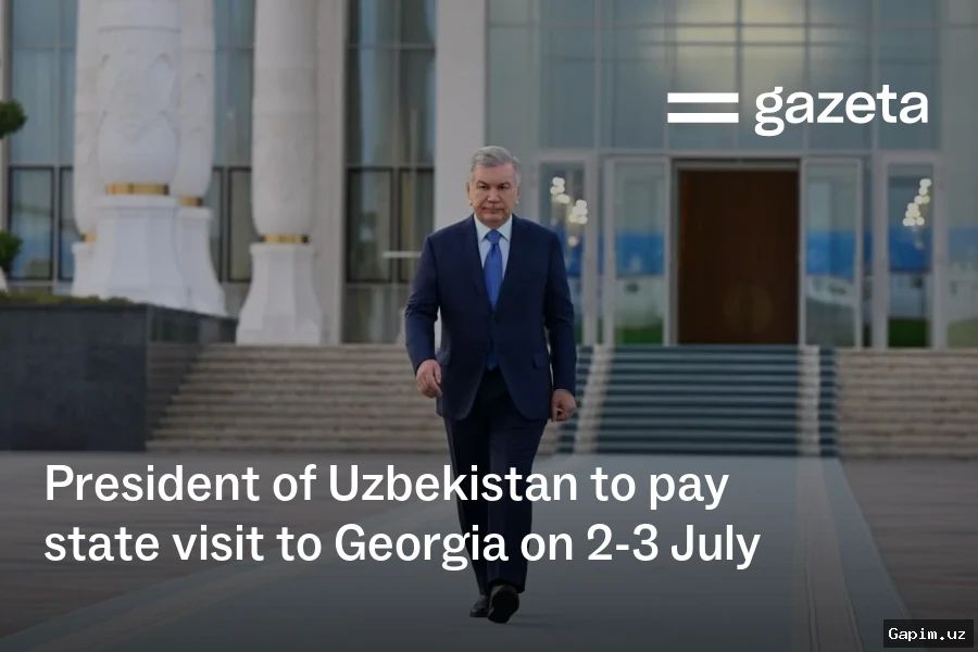 🇺🇿🤝🇬🇪 Mirziyoyev Gruziyaga davlat tashrifi chog‘ida ikki tomonlama munosabatlarni kengaytirish masalalarini muhokama qildi