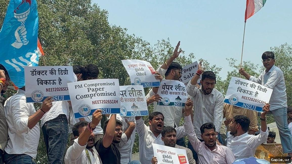 🇮🇳📚 Hindistonda NEET imtihonidagi firibgarlik: talabalar norozilik chiqishlari va o'z joniga qasd qilish holatlari