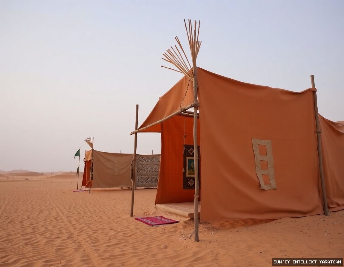 Qatarning cho'lida ko'chmanchi san'at markochi ochildi