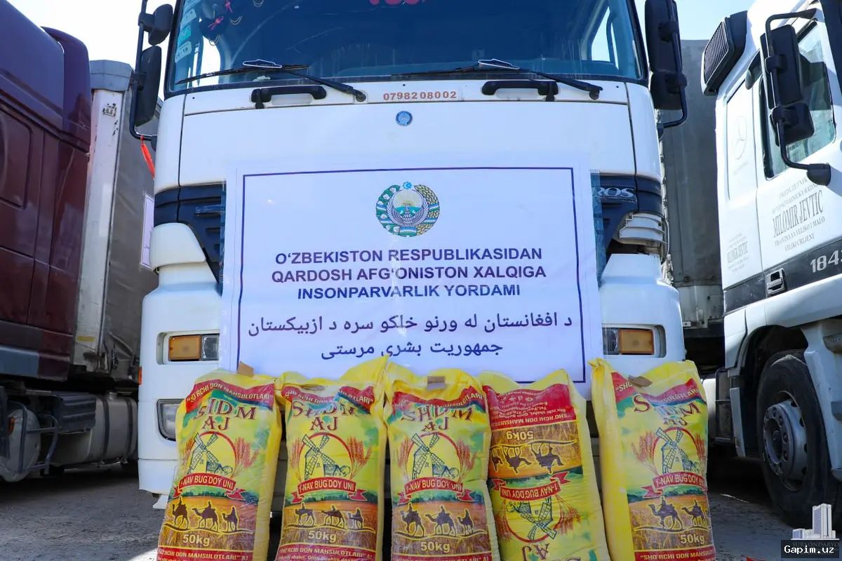 🌾🤝 O‘zbekiston Afg‘onistonga 40 tonna qishloq xo‘jaligi ekinlari urug‘larini hadya qildi