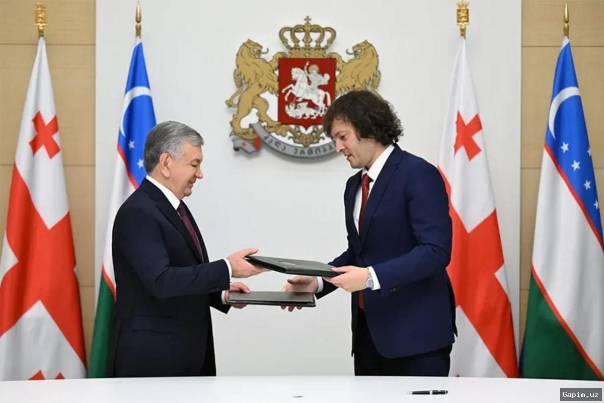 🇺🇿🤝 Узбекистан и Грузия установили отношения стратегического партнерства