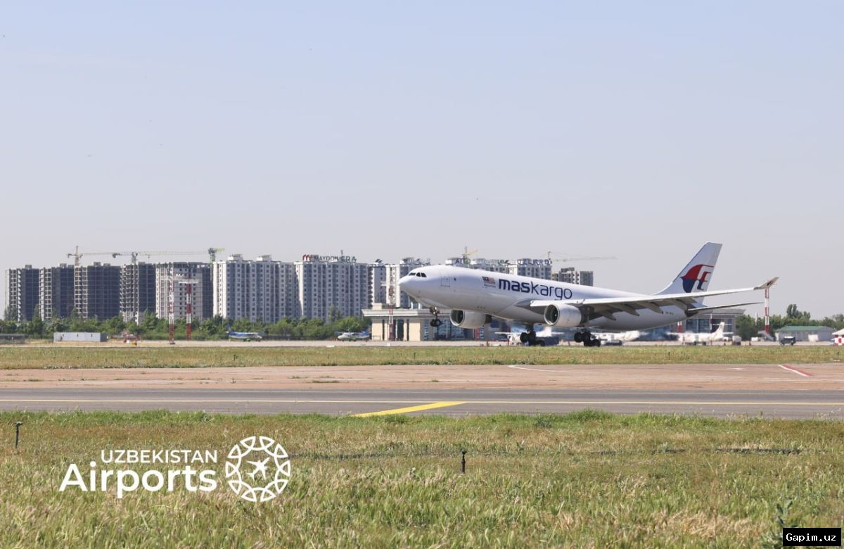 ✈️📦 Международный аэропорт Ташкента стал транзитной точкой для новых грузовых рейсов между Юго-Восточной Азией и Европой