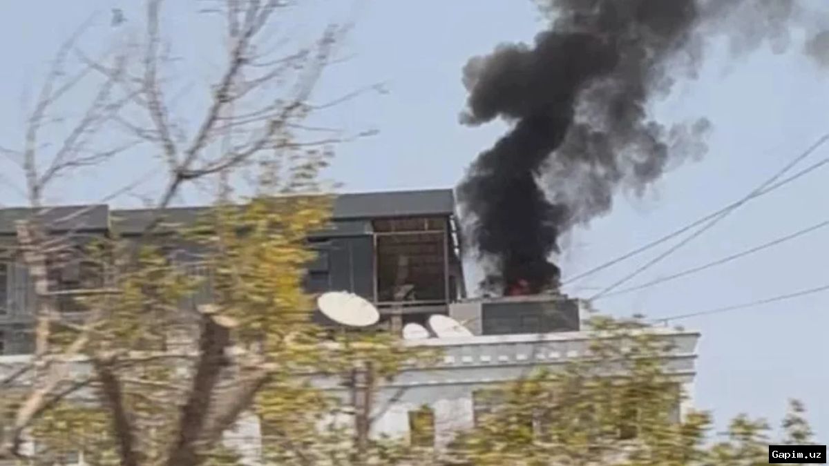 🔥🏢 Fire in Navoi apartment building damages eight flats