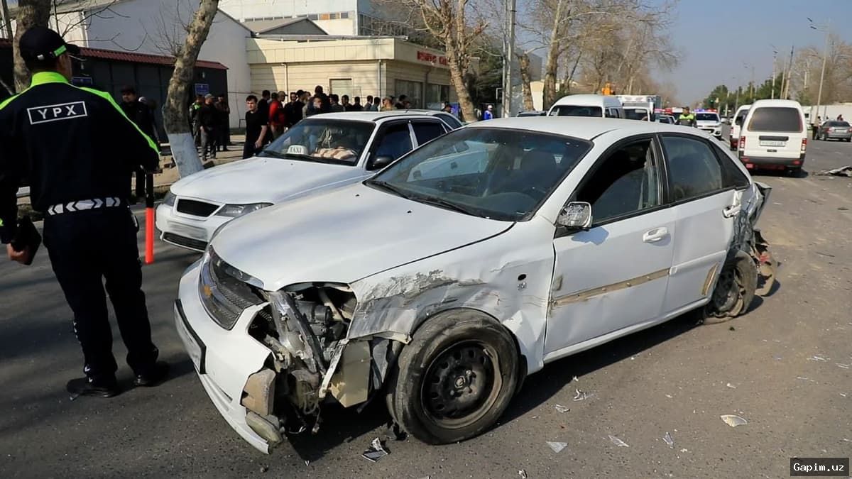 🚔👮‍♂️ В Джизакской области выявлены водители, перевозившие 56 детей в двух Damas