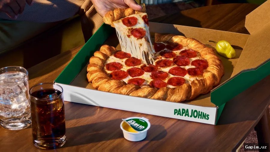 Papa Johns Expands Menu with Limited-Edition Croissant Pizza