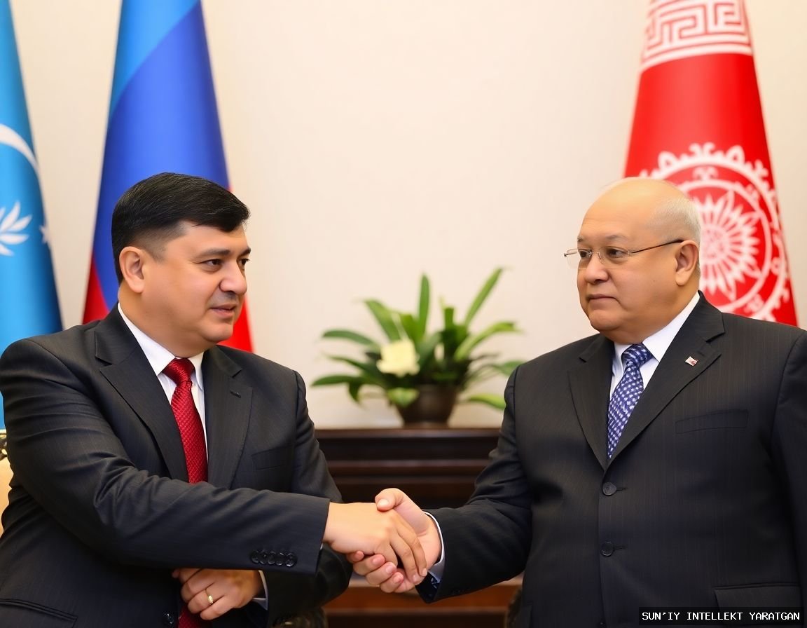 O'zbekiston Bosh vaziri Abdulla Oripov Tojikiston Prezidenti Emomali Rahmon bilan uchrashdi