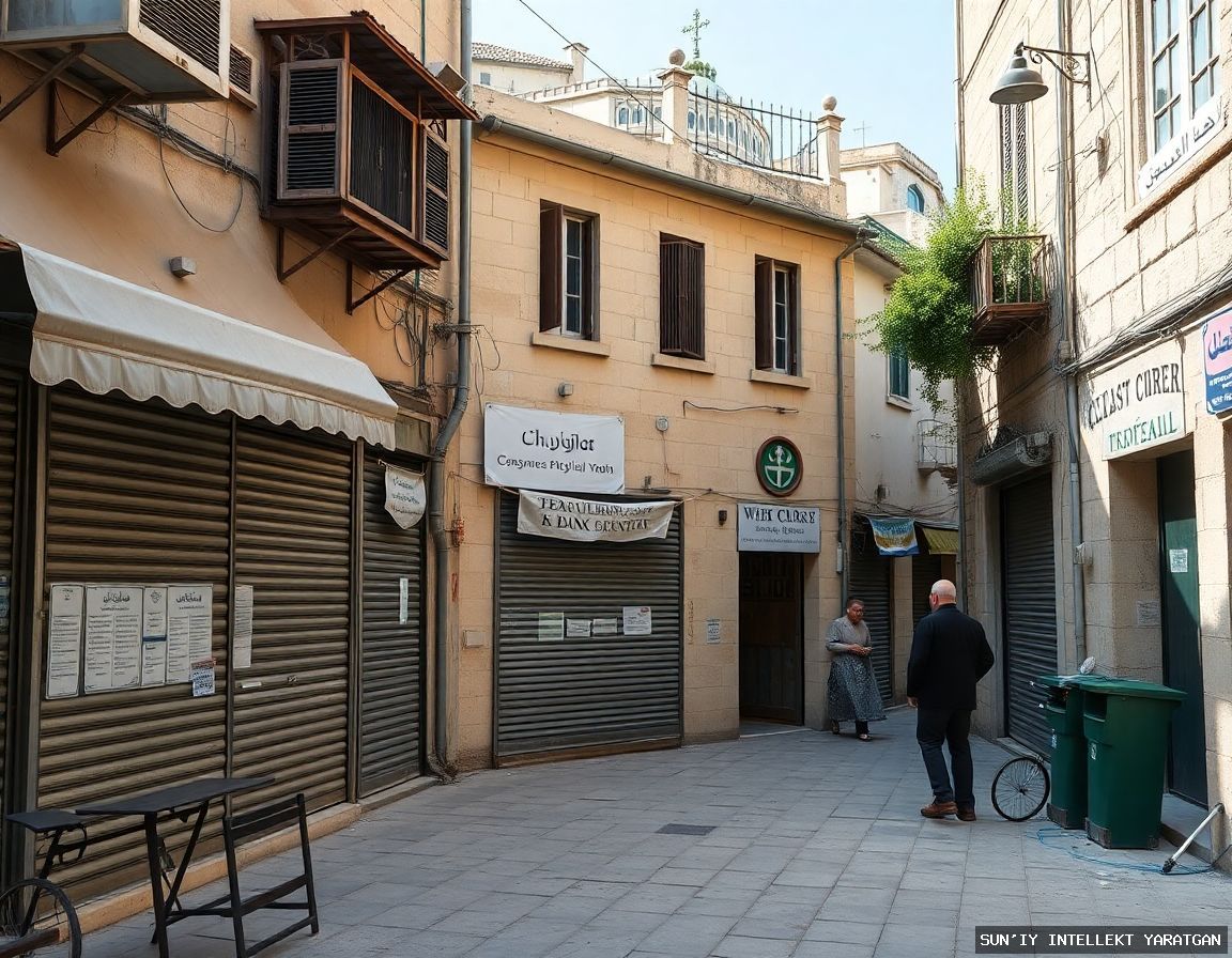 ✝️🏙️ Quddusning Xristian Kvartalida Muqaddas Hafta: Savdo-sotiq to‘xtagan, cherkov marosimlari cheklangan