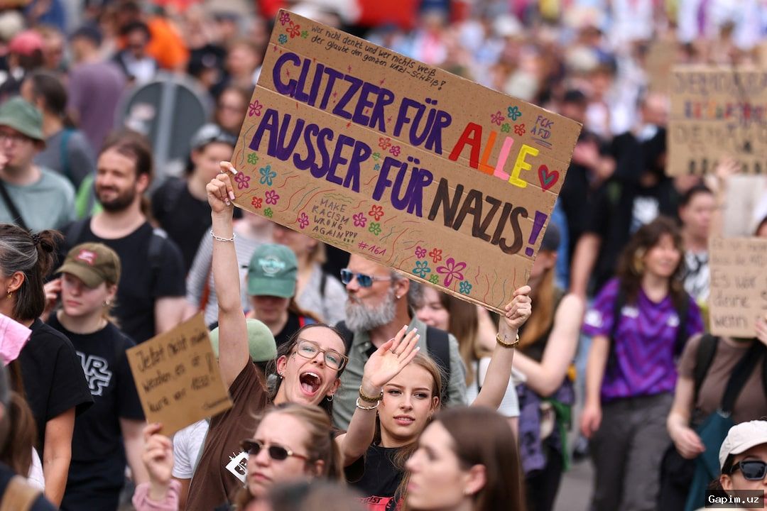 ⚫️🔴 Germaniyaning o‘ta o‘ng AfD partiyasi qattiq chiziqni kuchaytirdi