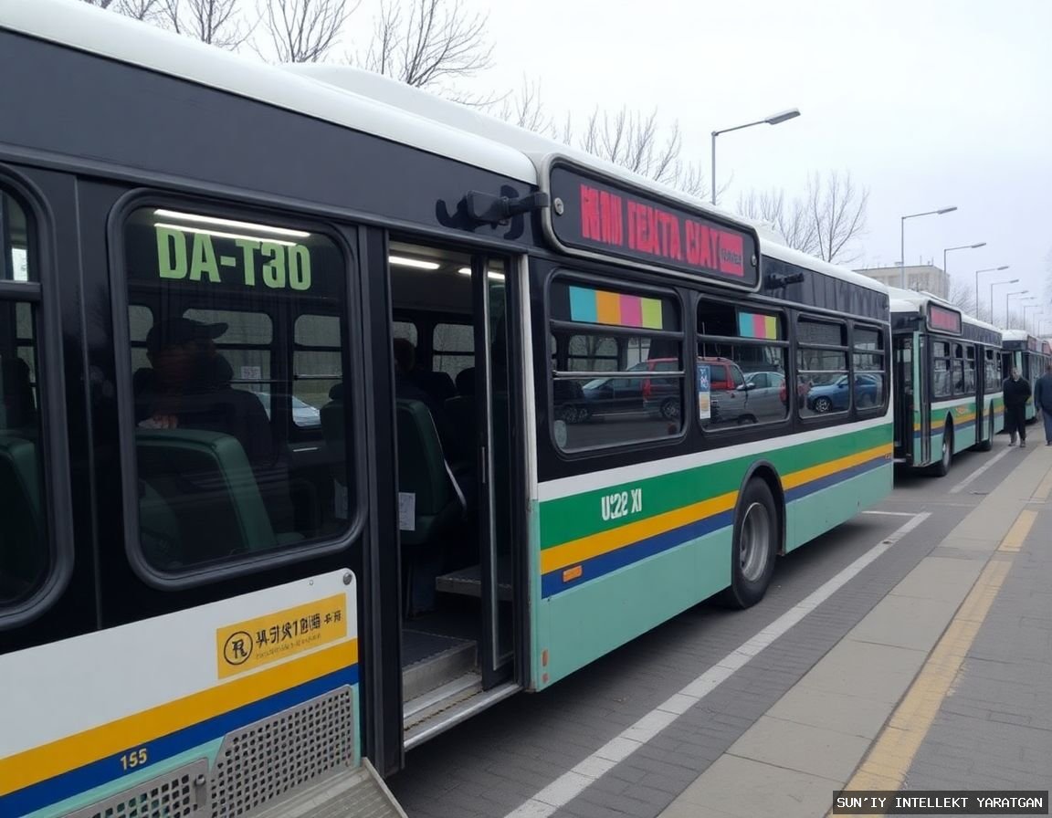Over 11,500 Passengers Fined for Fare Evasion on Tashkent Buses in January