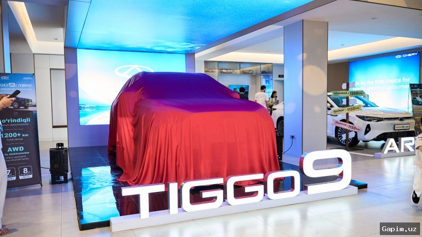 🚗⚡ CHERY SUPER HYBRID LAUNCH DAY: TIGGO 9 HYBRID flagmani va boshqa yangi modellar taqdim etildi