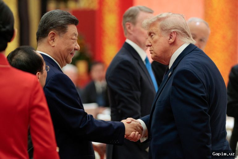 🌏🇨🇳 Trump va Si Szinpinning Pekindagi uchrashuvi: Tayvan masalasi va Hormuz bo‘g‘izi muhokama qilindi