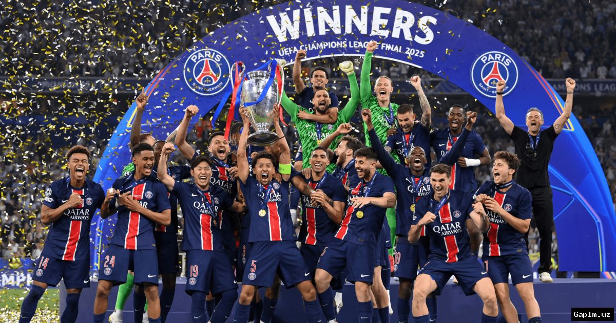 ⚽️🏆 «ПСЖ» второй год подряд выиграл Лигу чемпионов