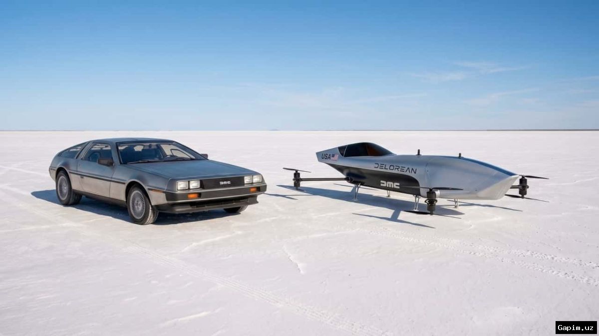🛸🚗 Бренд DeLorean анонсировал электрический летательный аппарат для сомнительных воздушных гонок