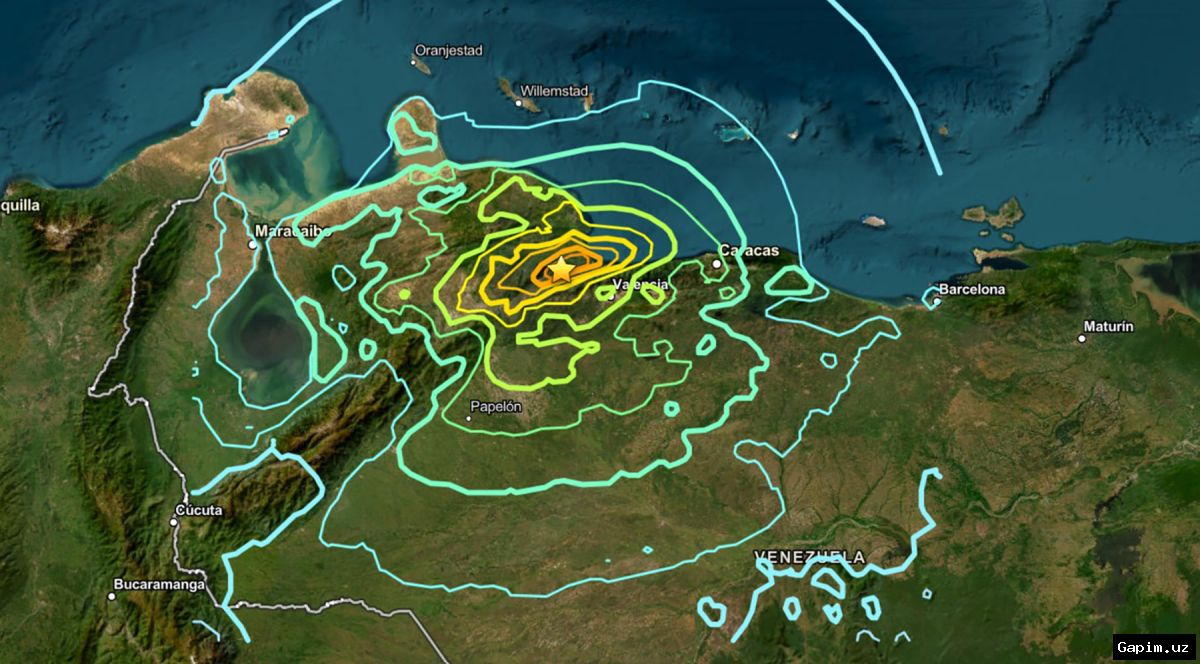 🌍🇻🇪 Venesuelada kuchli zilzila: Karakasda binolar quladi, odamlar ko'chaga chiqdi