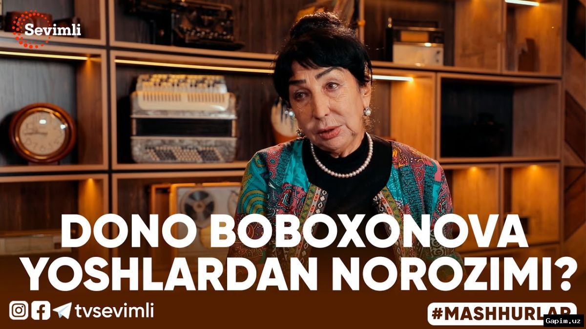 🎭😔 O‘zbekiston Respublikasida xizmat ko‘rsatgan artist Dono Boboxonova 79 yoshida vafot etdi