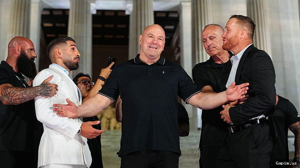 🥊👊 Звезды UFC столкнулись у Белого дома: Топурия толкнул Гейджи