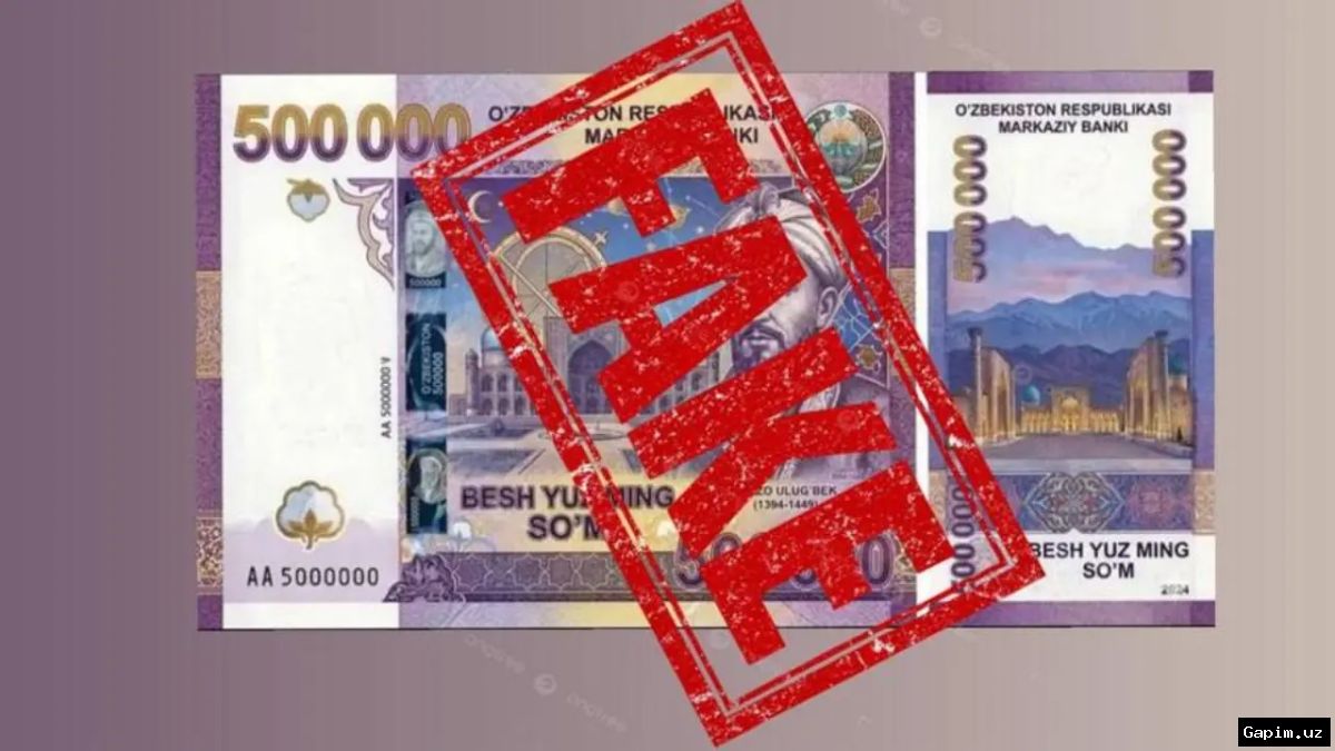 🏦❌ Central Bank denies rumors of 500,000 som banknote