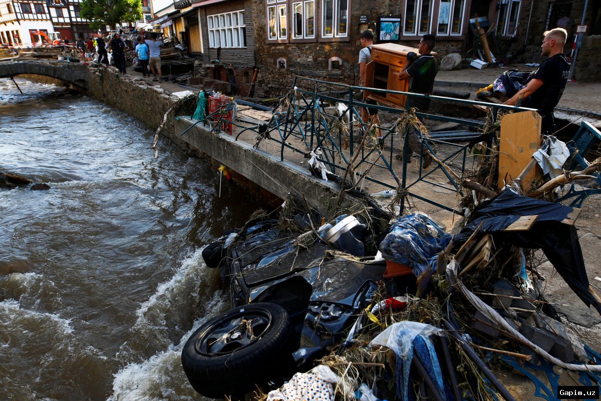 🌩️🌊 Germaniyada kuchli bo'ron va suv toshqini: yaralanganlar va evakuatsiyalar