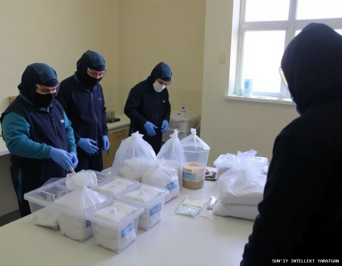 Службы безопасности ликвидировали лабораторию синтетических наркотиков на $1 млн в Андижане