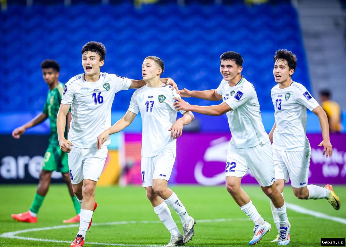 ⚽️🏆 Сборная Узбекистана среди юношей обыграла Австралию и вышла в четвертьфинал Кубка Азии