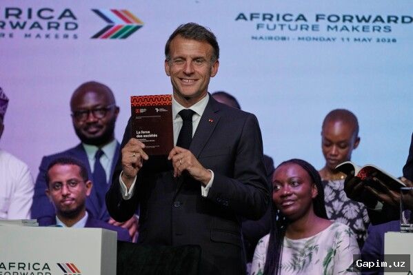 🇫🇷🌍 Fransiya Prezidenti Makron Keniyada Afrika uchun 23 milliard yevro sarmoya e'lon qildi