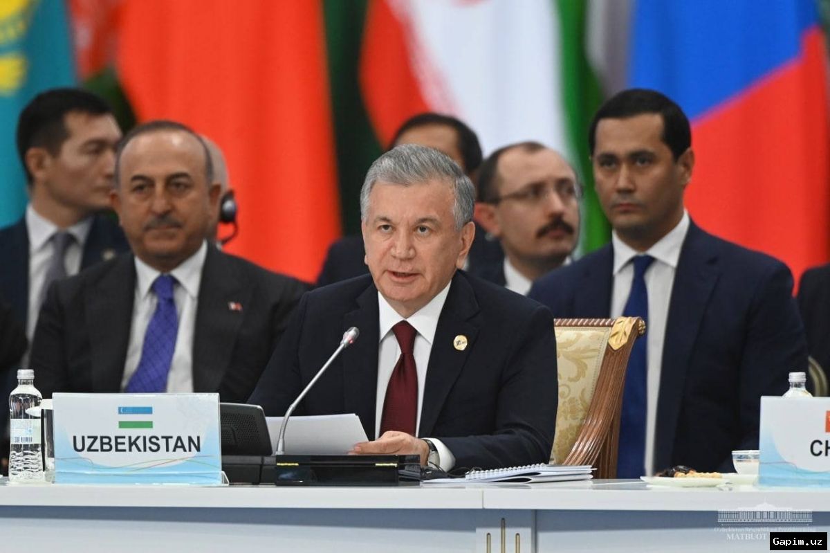 🇦🇿🌐 Шавкат Мирзиёев на саммите в Баку высказался о необходимости создания инфраструктуры доверия в Азии
