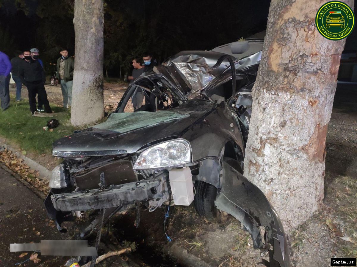 🚗🌳 Fatal Accident in Chirchik: Lasetti Driver Crashes into Tree