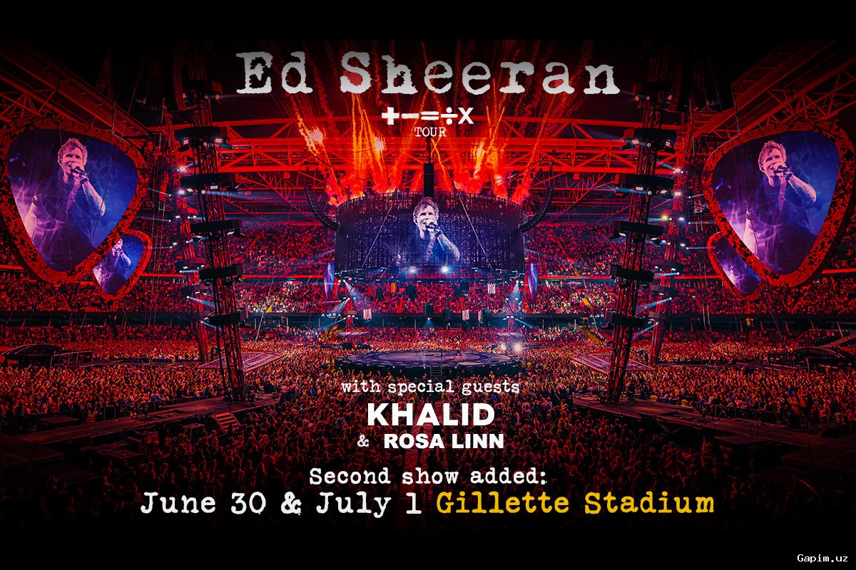 🎤🌧️ Ed Sheeranning AQSh gastrollari yana bir zarba oldi: Gillette Stadium konsertlari bekor qilindi