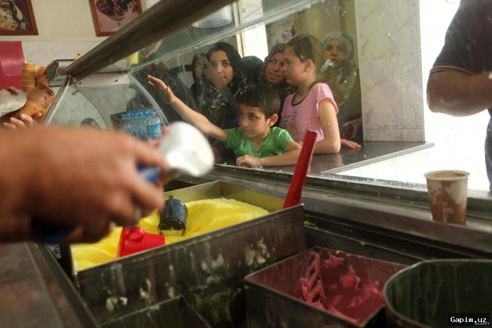 🍦📚 G‘azo talabalari muzqaymoq do‘koni orqali o‘qish va umidni saqlab qolmoqda